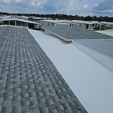 North-Port-FL-Dead-Valley-Roof-Repair-with-TPO-Shingle-Tie-In-New-Wall-Flashing 11