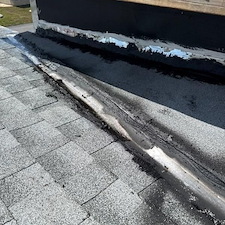 North-Port-FL-Dead-Valley-Roof-Repair-with-TPO-Shingle-Tie-In-New-Wall-Flashing 0